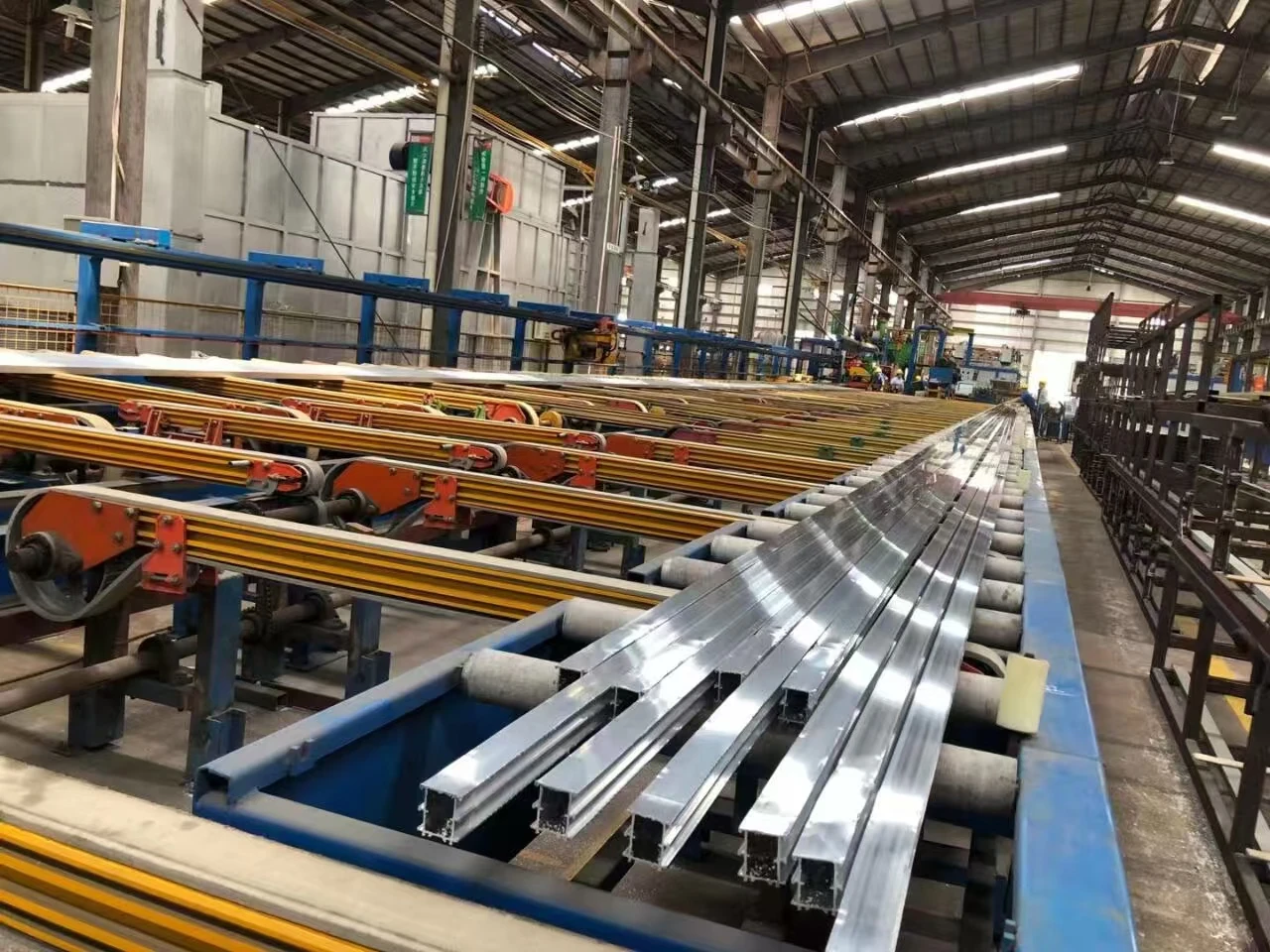 Aluminum extrusion production line
